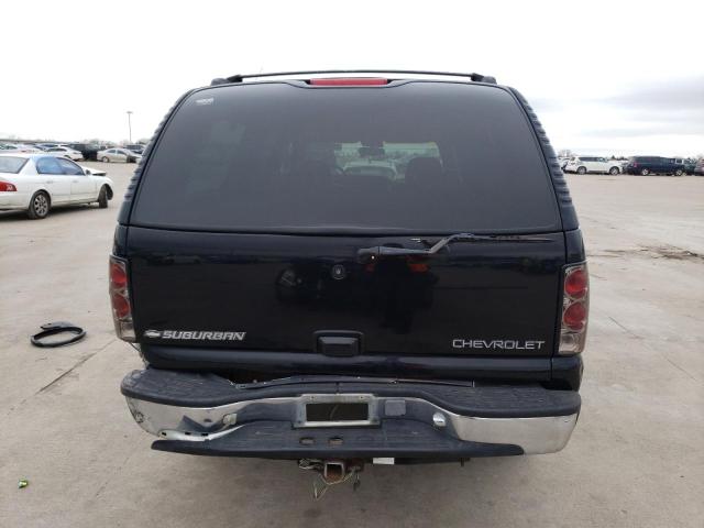 3GNGC26G41G110754 - 2001 CHEVROLET SUBURBAN C2500 BLACK photo 6