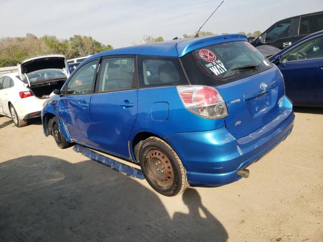 2T1KR32E48C695223 - 2008 TOYOTA COROLLA MA XR BLUE photo 2