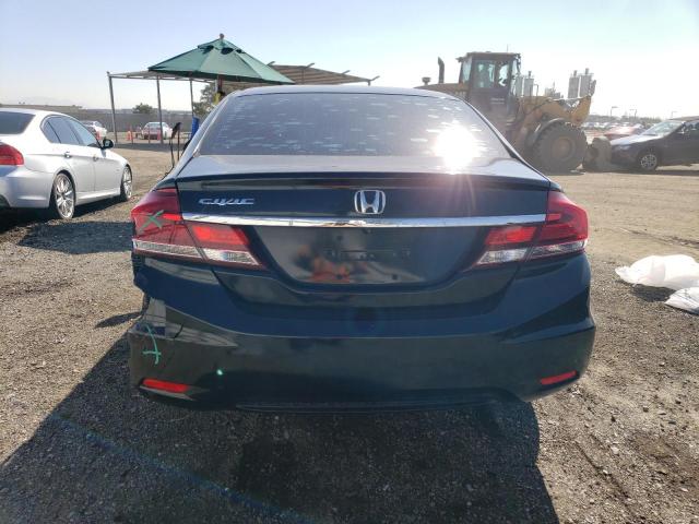 2HGFB2F55DH518188 - 2013 HONDA CIVIC LX BLACK photo 6