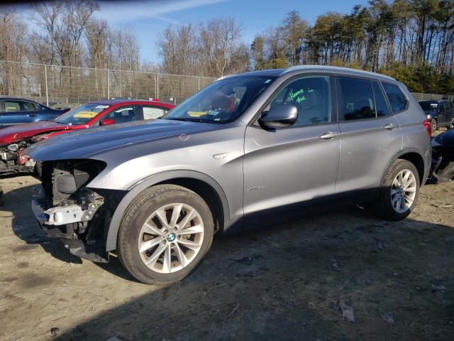 5UXWX9C58E0D24940 - 2014 BMW X3 XDRIVE28I GRAY photo 1