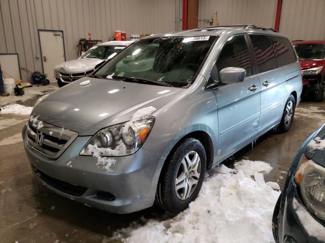 5FNRL38707B024862 - 2007 HONDA ODYSSEY EXL SILVER photo 1