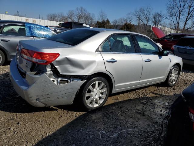 3LNHL2GC8AR627189 - 2010 LINCOLN MKZ SILVER photo 3