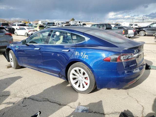5YJSA1E42GF155586 - 2016 TESLA MODEL S 蓝色 照片 2