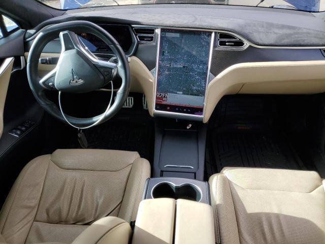 5YJSA1E42GF155586 - 2016 TESLA MODEL S 蓝色 照片 8