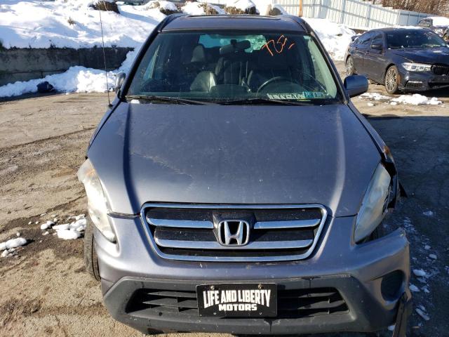 SHSRD78955U326739 - 2005 HONDA CR-V SE GRAY photo 5