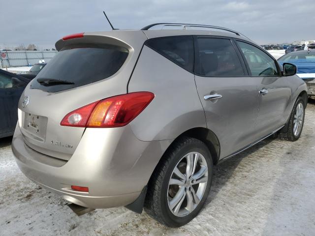 JN8AZ18W09W153470 - 2009 NISSAN MURANO S TAN photo 3