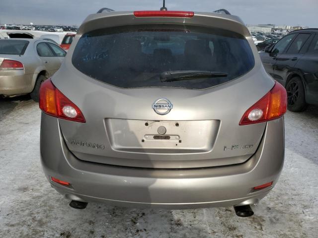 JN8AZ18W09W153470 - 2009 NISSAN MURANO S TAN photo 6