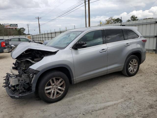 5TDZKRFHXFS115911 - 2015 TOYOTA HIGHLANDER LE SILVER photo 1