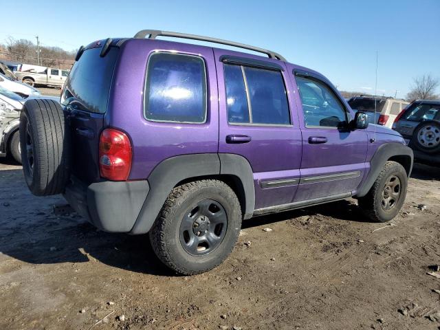 1J4GL48K13W512090 - 2003 JEEP LIBERTY SPORT PURPLE photo 3