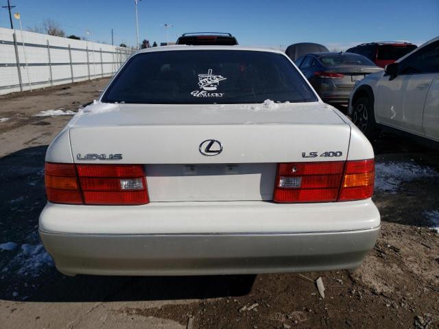 JT8BH28F0Y0169158 - 2000 LEXUS LS 400 WHITE photo 6