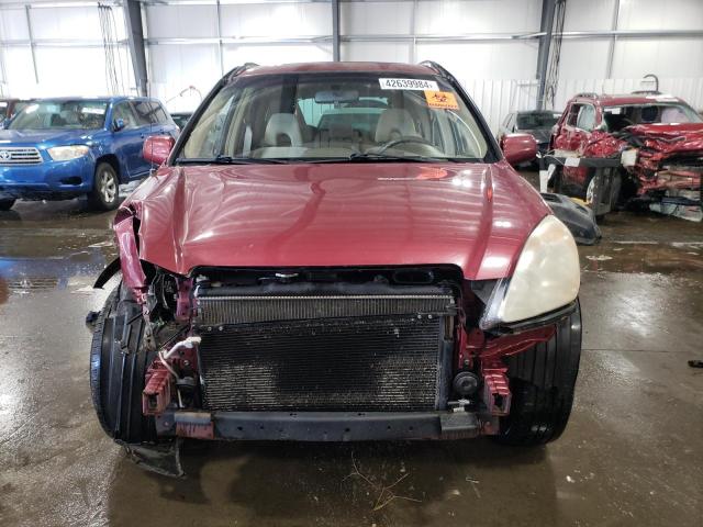 SHSRD78836U404766 - 2006 HONDA CR-V EX BURGUNDY photo 5