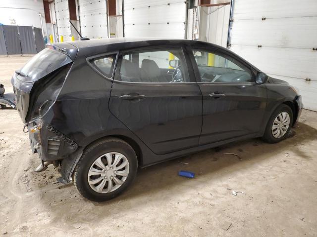 KMHCT5AE7DU105575 - 2013 HYUNDAI ACCENT GLS BLACK photo 3