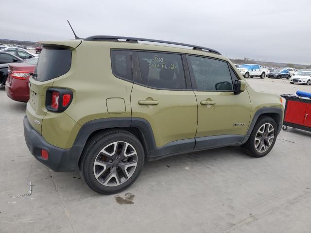 ZACCJABT0FPB55788 - 2015 JEEP RENEGADE LATITUDE GREEN photo 3