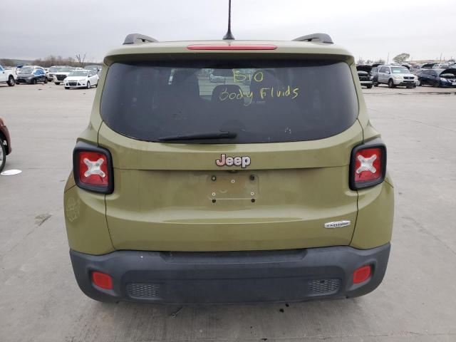 ZACCJABT0FPB55788 - 2015 JEEP RENEGADE LATITUDE GREEN photo 6