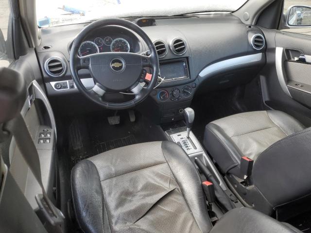 KL1TG6DE0BB203244 - 2011 CHEVROLET AVEO LT SILVER photo 8