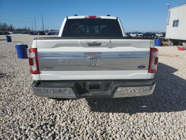 1FTFW1ED8MFB61936 - 2021 FORD F150 SUPERCREW WHITE photo 6