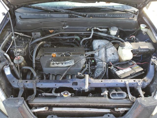 JHLRD78874C014564 - 2004 HONDA CR-V EX BLUE photo 12