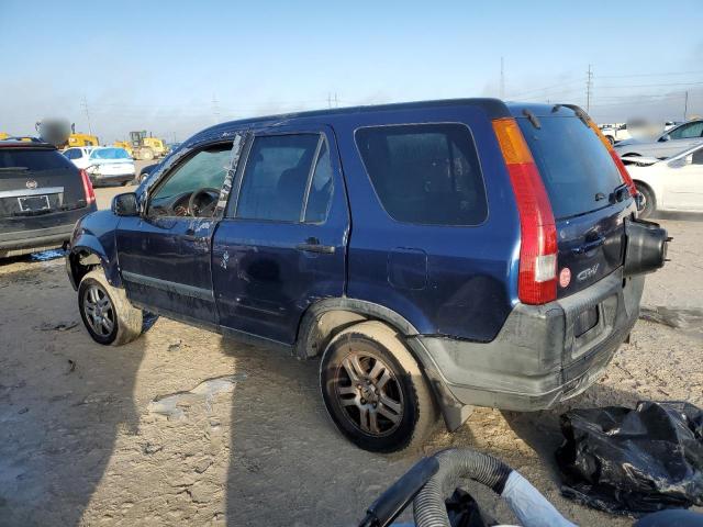JHLRD78874C014564 - 2004 HONDA CR-V EX BLUE photo 2
