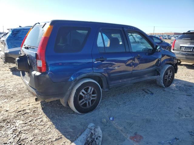 JHLRD78874C014564 - 2004 HONDA CR-V EX BLUE photo 3