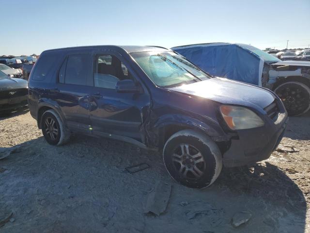 JHLRD78874C014564 - 2004 HONDA CR-V EX BLUE photo 4