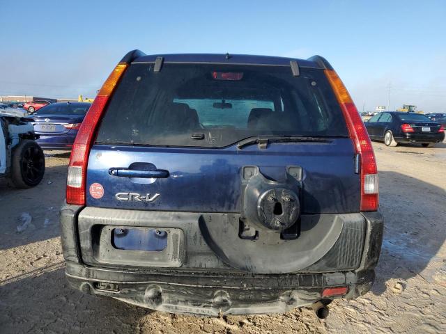 JHLRD78874C014564 - 2004 HONDA CR-V EX BLUE photo 6