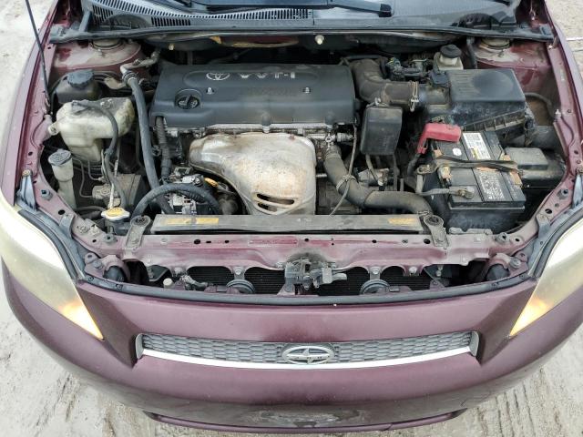 JTKDE177360126124 - 2006 TOYOTA SCION TC მუქწითელი ფოტო 11