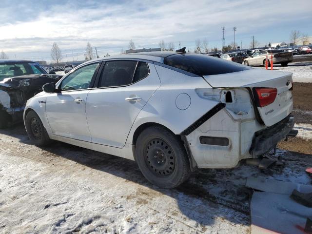 KNAGR4A67E5463422 - 2014 KIA OPTIMA SX WHITE photo 2