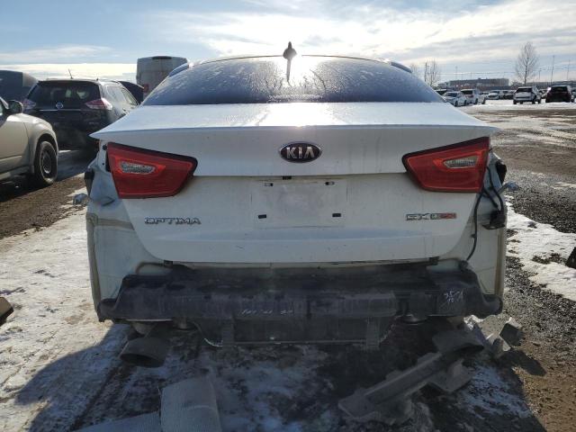 KNAGR4A67E5463422 - 2014 KIA OPTIMA SX WHITE photo 6