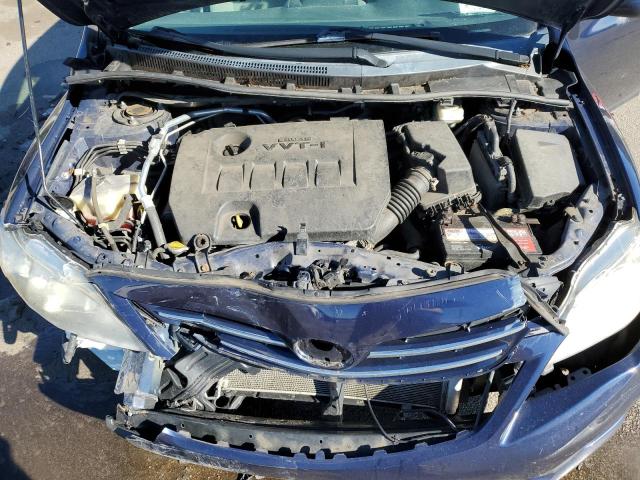 2T1BU4EE1DC101875 - 2013 TOYOTA COROLLA BASE BLUE photo 11