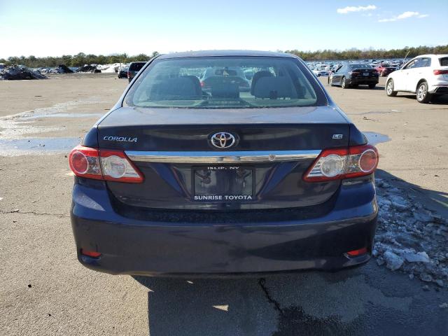 2T1BU4EE1DC101875 - 2013 TOYOTA COROLLA BASE BLUE photo 6