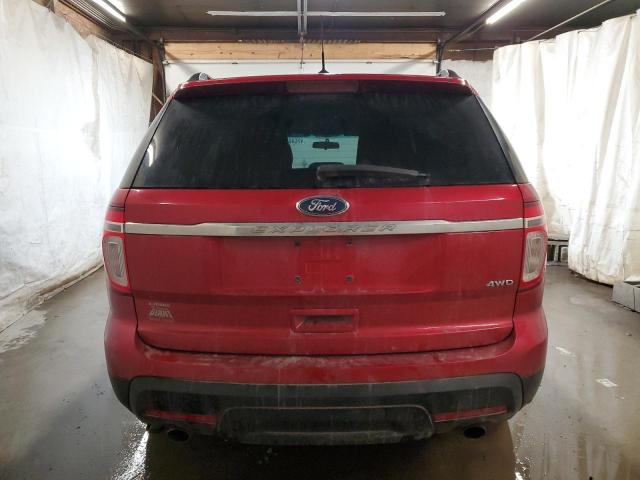 1FMHK8B85CGA81308 - 2012 FORD EXPLORER RED photo 6