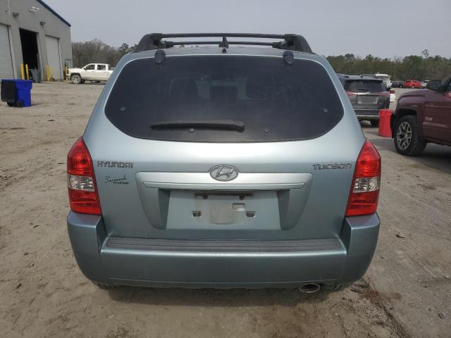 KM8JM12B19U036309 - 2009 HYUNDAI TUCSON GLS BLUE photo 6