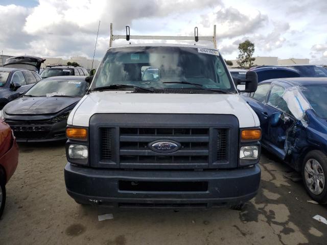 1FTNE14W09DA75153 - 2009 FORD ECONOLINE E150 VAN WHITE photo 5