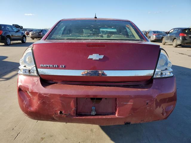 2G1WT58K169373477 - 2006 CHEVROLET IMPALA LT RED photo 6