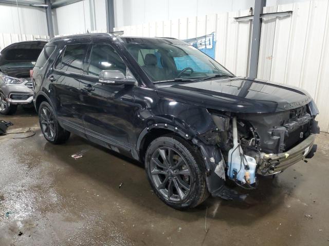 1FM5K8D80HGC46446 - 2017 FORD EXPLORER XLT BLACK photo 4