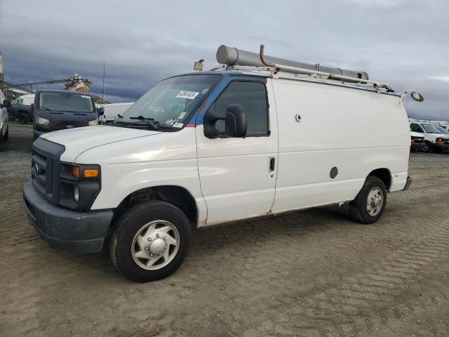 1FTNE1EW5DDA61885 - 2013 FORD ECONOLINE E150 VAN WHITE photo 1