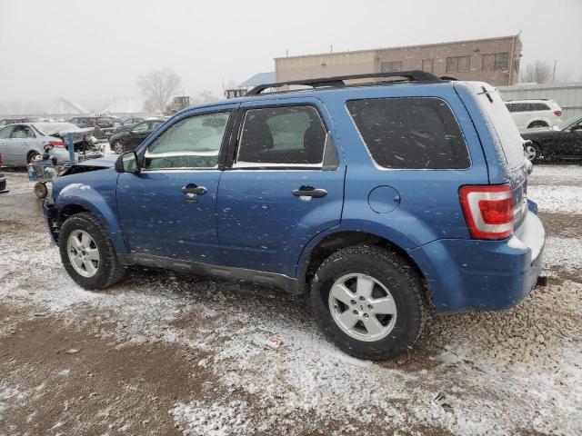 1FMCU03G49KA57213 - 2009 FORD ESCAPE XLT BLUE photo 2