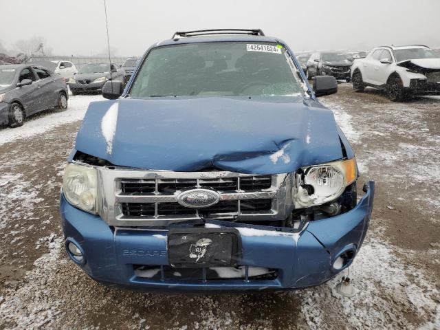 1FMCU03G49KA57213 - 2009 FORD ESCAPE XLT BLUE photo 5