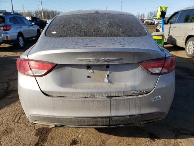 1C3CCCBB0FN724601 - 2015 CHRYSLER 200 S SILVER photo 6