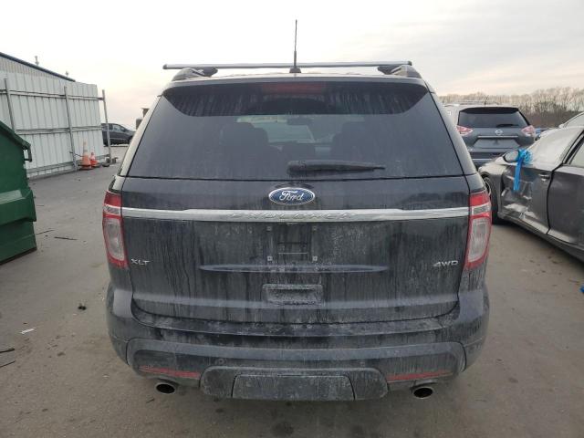 1FM5K8D81FGA67586 - 2015 FORD EXPLORER XLT BLACK photo 6