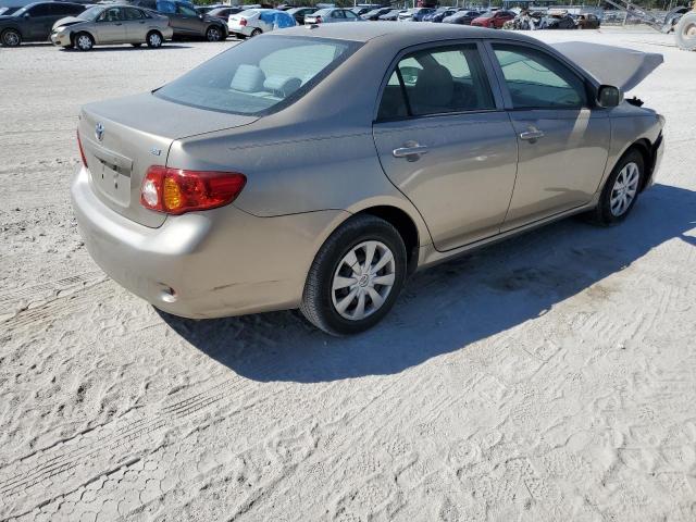 1NXBU4EEXAZ339914 - 2010 TOYOTA COROLLA BASE TAN photo 3