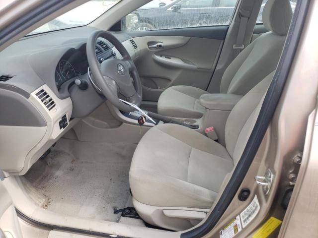 1NXBU4EEXAZ339914 - 2010 TOYOTA COROLLA BASE TAN photo 7