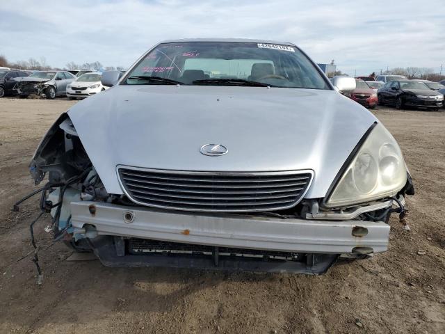 JTHBA30G955108050 - 2005 LEXUS ES 330 SILVER photo 5