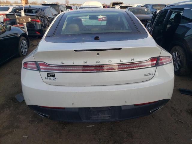 3LN6L2LU7FR606296 - 2015 LINCOLN MKZ HYBRID WHITE photo 6