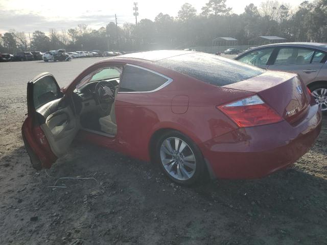 1HGCS12369A026115 - 2009 HONDA ACCORD LX RED photo 2