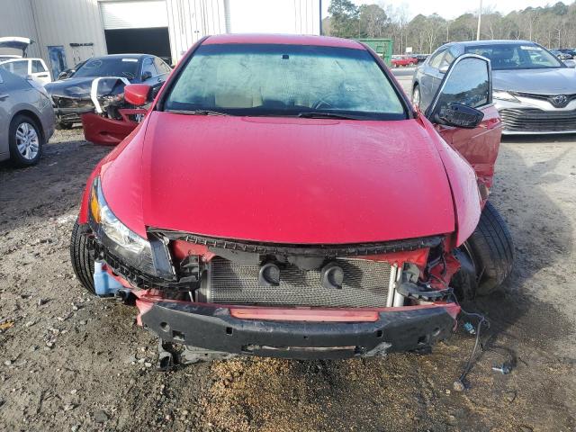 1HGCS12369A026115 - 2009 HONDA ACCORD LX RED photo 5