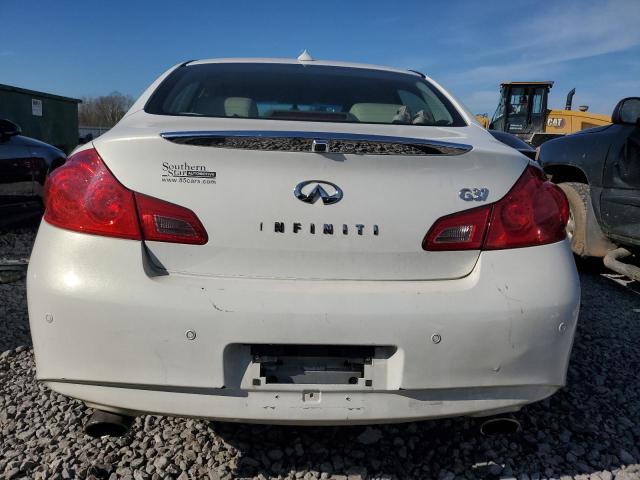 JN1CV6AP1BM502155 - 2011 INFINITI G37 BASE WHITE photo 6