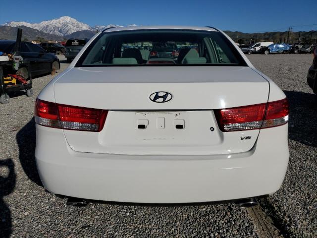 5NPEU46F67H165187 - 2007 HYUNDAI SONATA SE WHITE photo 6