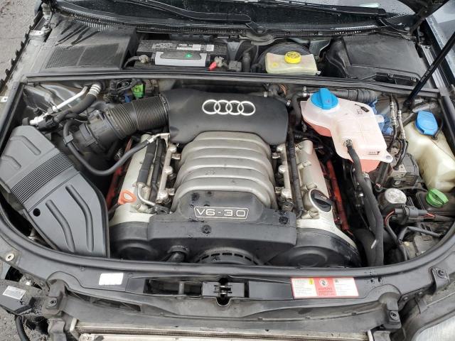 WAULT68E45A063169 - 2005 AUDI A4 3.0 QUATTRO GRAY photo 11