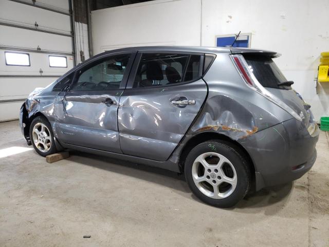 1N4AZ0CPXFC300757 - 2015 NISSAN LEAF S GRAY photo 2